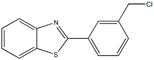 2-[3-(chloromethyl)phenyl]-1,3-benzothiazole 구조식 이미지