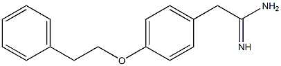 2-[4-(2-phenylethoxy)phenyl]ethanimidamide 구조식 이미지