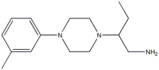 2-[4-(3-methylphenyl)piperazin-1-yl]butan-1-amine Structure