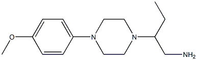 2-[4-(4-methoxyphenyl)piperazin-1-yl]butan-1-amine Structure