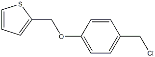 2-[4-(chloromethyl)phenoxymethyl]thiophene 구조식 이미지