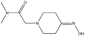 2-[4-(hydroxyimino)piperidin-1-yl]-N,N-dimethylacetamide Structure