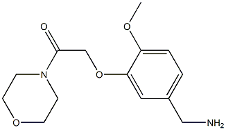 2-[5-(aminomethyl)-2-methoxyphenoxy]-1-(morpholin-4-yl)ethan-1-one Structure