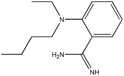 2-[butyl(ethyl)amino]benzene-1-carboximidamide 구조식 이미지