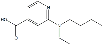 2-[butyl(ethyl)amino]pyridine-4-carboxylic acid 구조식 이미지