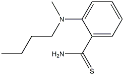 2-[butyl(methyl)amino]benzene-1-carbothioamide 구조식 이미지