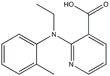 2-[ethyl(2-methylphenyl)amino]pyridine-3-carboxylic acid Structure