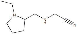 2-{[(1-ethylpyrrolidin-2-yl)methyl]amino}acetonitrile 구조식 이미지