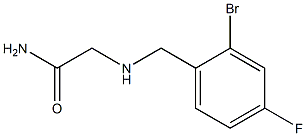 2-{[(2-bromo-4-fluorophenyl)methyl]amino}acetamide 구조식 이미지