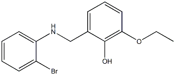 2-{[(2-bromophenyl)amino]methyl}-6-ethoxyphenol Structure