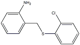 2-{[(2-chlorophenyl)sulfanyl]methyl}aniline Structure