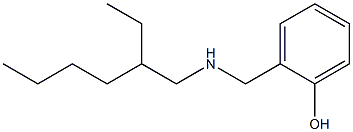 2-{[(2-ethylhexyl)amino]methyl}phenol 구조식 이미지