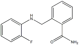 2-{[(2-fluorophenyl)amino]methyl}benzamide Structure