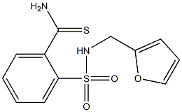 2-{[(2-furylmethyl)amino]sulfonyl}benzenecarbothioamide Structure