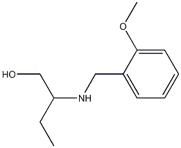 2-{[(2-methoxyphenyl)methyl]amino}butan-1-ol 구조식 이미지