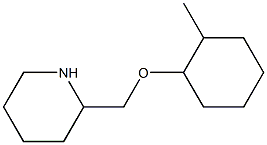 2-{[(2-methylcyclohexyl)oxy]methyl}piperidine Structure