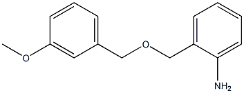 2-{[(3-methoxybenzyl)oxy]methyl}aniline 구조식 이미지