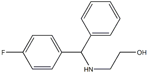 2-{[(4-fluorophenyl)(phenyl)methyl]amino}ethan-1-ol Structure