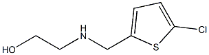 2-{[(5-chlorothiophen-2-yl)methyl]amino}ethan-1-ol Structure