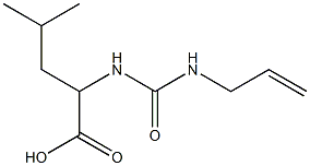 2-{[(allylamino)carbonyl]amino}-4-methylpentanoic acid 구조식 이미지