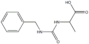 2-{[(benzylamino)carbonyl]amino}propanoic acid Structure