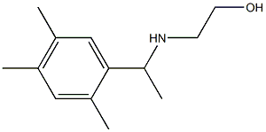 2-{[1-(2,4,5-trimethylphenyl)ethyl]amino}ethan-1-ol Structure