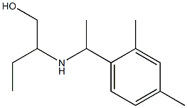 2-{[1-(2,4-dimethylphenyl)ethyl]amino}butan-1-ol Structure