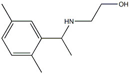 2-{[1-(2,5-dimethylphenyl)ethyl]amino}ethan-1-ol Structure