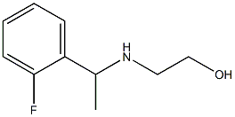 2-{[1-(2-fluorophenyl)ethyl]amino}ethan-1-ol 구조식 이미지