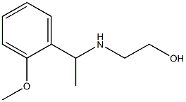 2-{[1-(2-methoxyphenyl)ethyl]amino}ethan-1-ol Structure