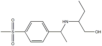 2-{[1-(4-methanesulfonylphenyl)ethyl]amino}butan-1-ol 구조식 이미지