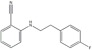 2-{[2-(4-fluorophenyl)ethyl]amino}benzonitrile Structure