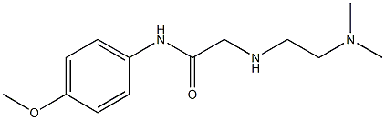 2-{[2-(dimethylamino)ethyl]amino}-N-(4-methoxyphenyl)acetamide Structure