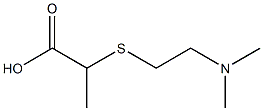 2-{[2-(dimethylamino)ethyl]thio}propanoic acid 구조식 이미지