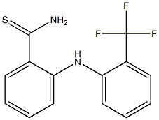 2-{[2-(trifluoromethyl)phenyl]amino}benzene-1-carbothioamide 구조식 이미지