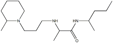2-{[3-(2-methylpiperidin-1-yl)propyl]amino}-N-(pentan-2-yl)propanamide Structure