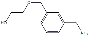 2-{[3-(aminomethyl)phenyl]methoxy}ethan-1-ol 구조식 이미지