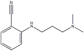 2-{[3-(dimethylamino)propyl]amino}benzonitrile Structure