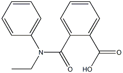 2-{[ethyl(phenyl)amino]carbonyl}benzoic acid 구조식 이미지