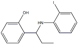 2-{1-[(2-iodophenyl)amino]propyl}phenol 구조식 이미지