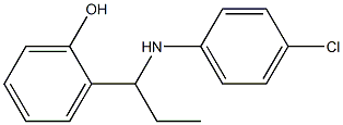 2-{1-[(4-chlorophenyl)amino]propyl}phenol 구조식 이미지