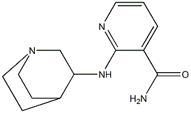 2-{1-azabicyclo[2.2.2]octan-3-ylamino}pyridine-3-carboxamide Structure