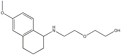 2-{2-[(6-methoxy-1,2,3,4-tetrahydronaphthalen-1-yl)amino]ethoxy}ethan-1-ol 구조식 이미지