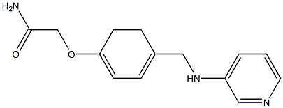 2-{4-[(pyridin-3-ylamino)methyl]phenoxy}acetamide Structure