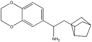 2-{bicyclo[2.2.1]heptan-2-yl}-1-(2,3-dihydro-1,4-benzodioxin-6-yl)ethan-1-amine Structure