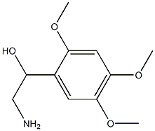 2-amino-1-(2,4,5-trimethoxyphenyl)ethan-1-ol 구조식 이미지