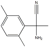 2-amino-2-(2,5-dimethylphenyl)propanenitrile 구조식 이미지