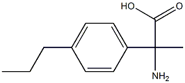 2-amino-2-(4-propylphenyl)propanoic acid Structure