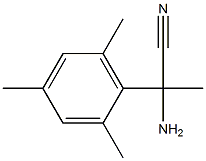 2-amino-2-mesitylpropanenitrile Structure