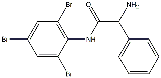 2-amino-2-phenyl-N-(2,4,6-tribromophenyl)acetamide Structure